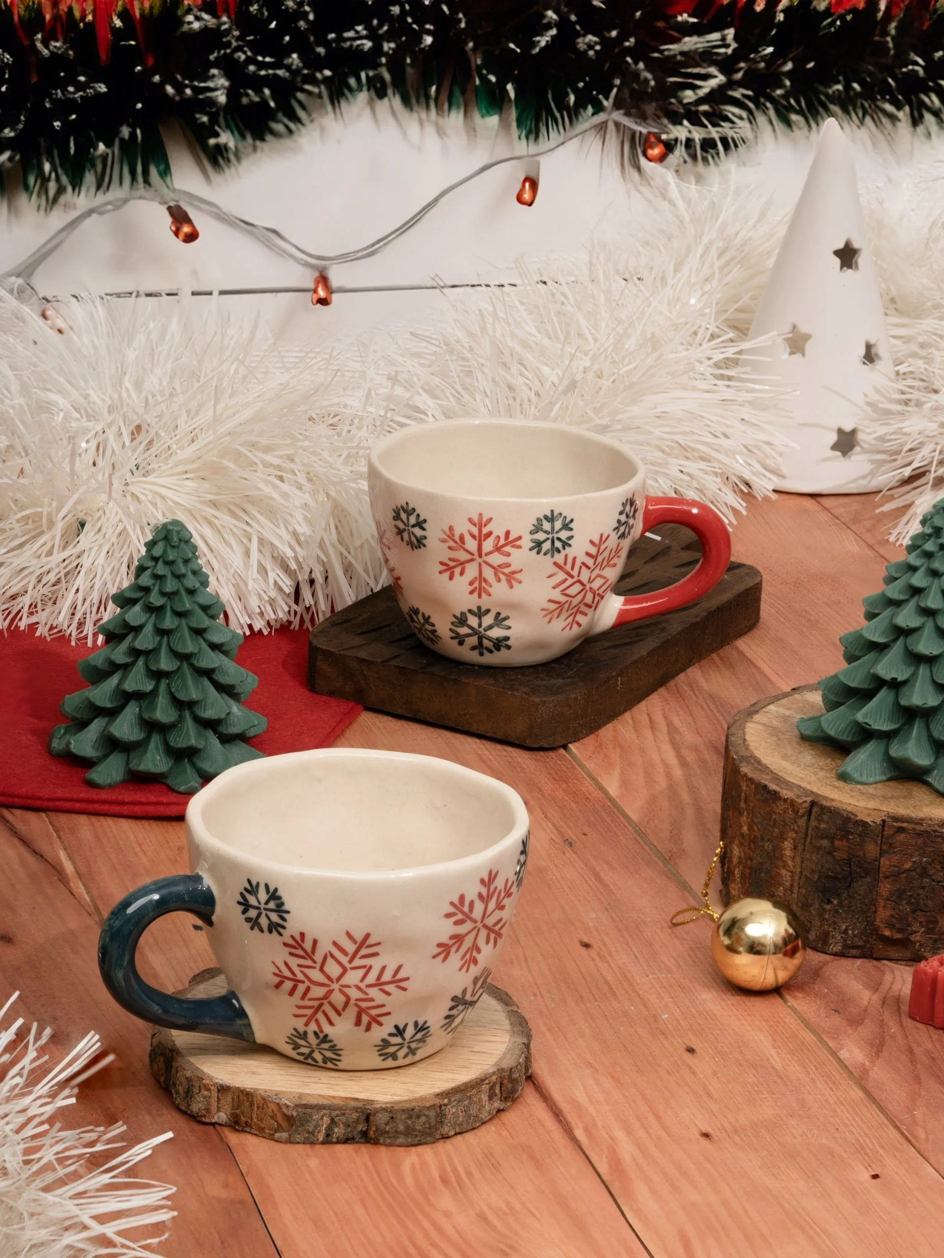 Frosty Snowflaky Mug